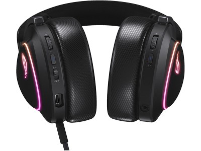 Asus ROG Delta II Trådlöst Gamingheadset, Bluetooth/3,5 mm, RGB - Svart#2