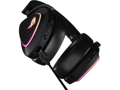 Asus ROG Delta II Trådlöst Gamingheadset, Bluetooth/3,5 mm, RGB - Svart#3