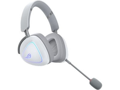 Asus ROG Delta II Trådlöst Gamingheadset, Bluetooth/3,5 mm, RGB - Vit#3