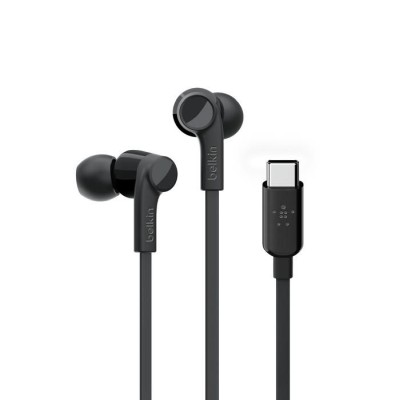 Headset Belkin in-ear med volymkontroll USB-C svart