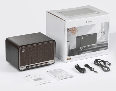 Edifier D32 Tabletop Wireless Speaker, 60W RMS, Bluetooth/WiFi, AirPlay2 - Svart Valnöt#5