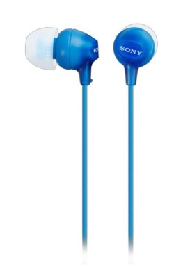 Sony MDR EX15LP Kabling Øreproptelefoner Blå