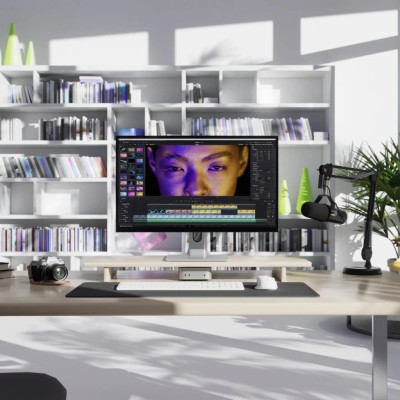 27" ALOGIC Clarity 5K, IPS 5120x2880 Multitouch, 14 ms, höjdjusterbar, pivot, HDMI/DP/USB-C 65W, högtalare, USB 3.0-hubb#9