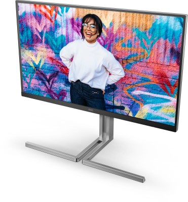31.5" AOC U32U3CV, Nano IPS 4K/3840x2160, höjdjusterbar, pivot, 2xHDMI/DP/USB-C 96W, USB 3.2-hubb, högtalare#3
