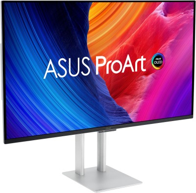 31.5" Asus ProArt PA32UCDM, QD-OLED 4K/3840x2160, 0.1ms, 240 Hz Adaptive-Sync, HDR10, höjdjusterbar, pivot, HDMI/2xUSB-C 96W, USB 3.2-hubb, högtalare