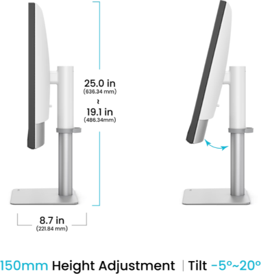 31.5" BenQ PD3226G, IPS 4K/3840x2160, 1 ms, 144Hz FreeSync Premium, HDR10, höjdjusterbar, pivot, HDMI/DP/2xTB4/USB-C 90W, USB 3.2-hubb, högtalare, KVM-switch#5