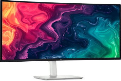 34" Dell Plus S3425DW, Curved VA 3840x1600, 5 ms, 120Hz, HDR10, höjdjusterbar, 2xHDMI/DP/USB-C 65W, högtalare, USB 3.2-hubb