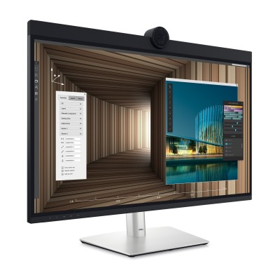 31.5" Dell UltraSharp U3224KBA, IPS Black 6K/6144x3456, 5 ms, HDR600, höjdjusterbar, pivot, HDMI/MiniDP/Thunderbolt 4/USB-C 140W, högtalare, 8MP webbkamera, USB 3.2-hubb