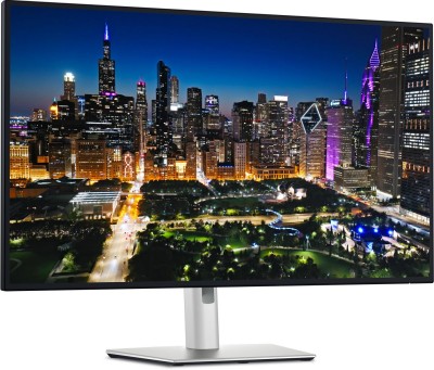 31.5" Dell UltraSharp U3225Q, IPS 4K/3840x2160, 5 ms, HDR600, höjdjusterbar, pivot, HDMI/DP/2xTB4/USB-C 90W, USB 3.2-hubb, LAN