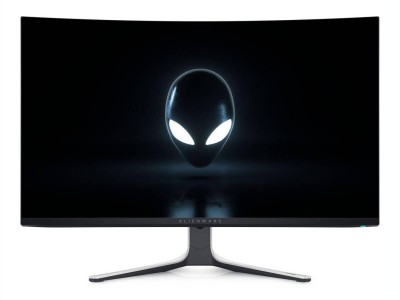 32" Dell Alienware AW3225QF, Curved OLED 2560x1440, 0.03 ms, 240Hz G-Sync, 1700R, HDR400, höjdjusterbar, 2xHDMI/DP, USB-hubb