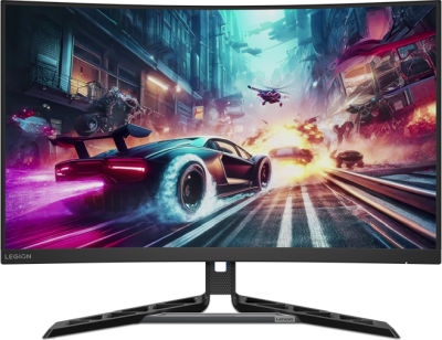 31.5" Lenovo Legion R32qc-30, Curved VA 2560x1440, 0.5 ms, 180Hz FreeSync, 1500R, höjdjusterbar, högtalare, 2xHDMI/DP#2