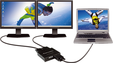 Matrox DualHead2Go Analog Edition,&nbsp;VGA till 2xVGA, Powered by USB