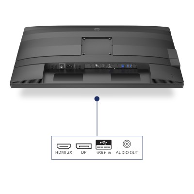 23.8" Philips 24B2G5200, IPS 1920x1080, 4 ms, 100Hz, höjdjusterbar, pivot, VGA/HDMI/DP, högtalare, USB 3.2-hubb#7