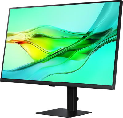 32" Samsung LS32D604, IPS 2560x1440, 5 ms, 100Hz, HDR10, höjdjusterbar, pivot, HDMI/DP/USB-C 90W, LAN, USB-hubb