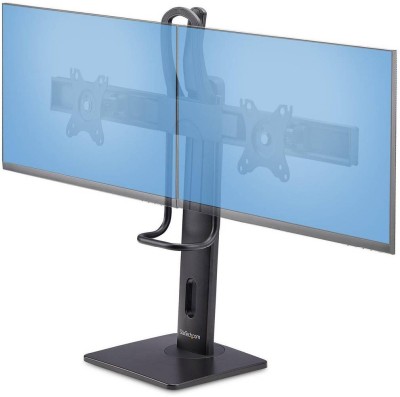 Bordsstativ StarTech.com Crossbar Dual Monitor Desk Stand för 2 skärmar 17-27" - Svart