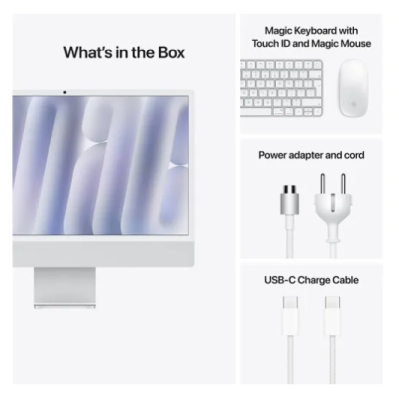 Apple iMac 24", Apple M4 8-Core CPU 8-Core GPU, 24 GB, 512 GB SSD - Silver#4