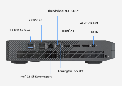 Asus NUC 14 Performance RNUC14SRKU910000I, Intel Core Ultra 9 185H, GeForce RTX4070, 2xDDR5 SODIMM, M.2 + SATA3, WiFi 6E, Bluetooth 5.3, 2.5GbE LAN#4