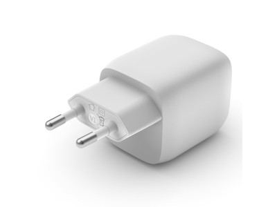 AC-adapter Belkin Boost Charge Pro 45W, Dual USB-C GaN Wall Charger med PPS - Vit#3