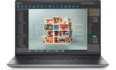 Dell Precision 5690, 16" Touch 3840*2400, Intel Core Ultra U9-185H, 64 GB, 4 TB PCIe SSD, RTX 2000 Ada 8GB, WiFi, bakbelyst US-engelskt tangentbord, Win11 Pro, 5 års Pro support