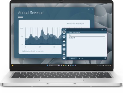 Dell Pro 14, 14" Full HD+ IPS matt, AMD Ryzen 5 220, 16 GB, 512 GB PCIe SSD, WiFi 6E, bakbelyst tangentbord, Win11 Pro, 1 års på-platsen-garanti