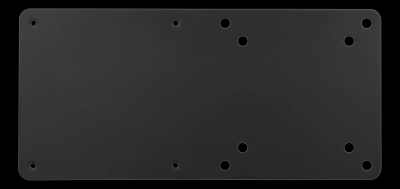 Deltaco OFFICE Extended VESA adapter for mini-PC, black