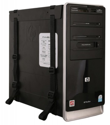 Datorhållare Direktronik fäste för dator under skrivbord, med remmar, max 20kg