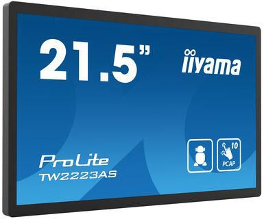 21.5" iiyama Panel-PC, VA 1920x1080 touch, LAN/WiFi, högtalare, Android, 24/7-drift, inkl. väggfäste