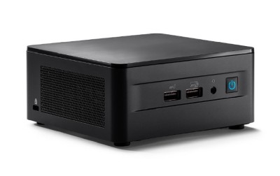 Intel NUC 12 Pro i5-1250P 2soDDR4/M.2+2,5 Iris Xe 2TB4-USB4/3USB3/USB2/2HDMI/2,5GLAN/WLAN-ax/BT5.2 vPro hög refurbished seriell-header 120W