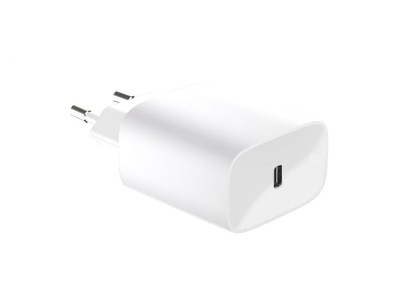 Nätadapter 18W USB-C Sign vit väggladdare