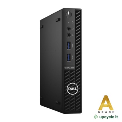 Dell Optiplex 3080 Micro MFF, Intel Core i5-10500T, 16 GB, 512 GB PCIe SSD, Win11 Pro, WiFi 5, Bluetooth, Refurbished Grade A, 2 års garanti