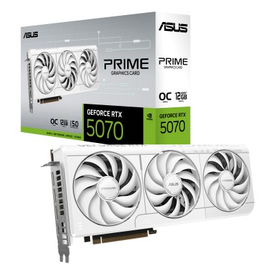 Asus GeForce RTX 5070 Prime OC White Edition 12 GB GDDR7, HDMI/3xDP