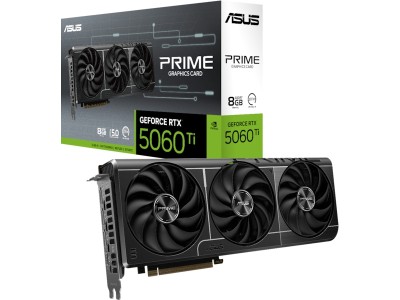 Asus GeForce RTX 5060 Ti PRIME 8 GB GDDR7, HDMI/3xDP