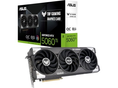 Asus GeForce RTX 5060 Ti TUF OC GAMING 8 GB GDDR7, HDMI/3xDP