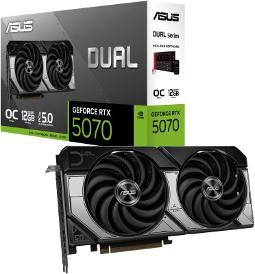 Asus GeForce RTX 5070 DUAL OC 12 GB GDDR7, HDMI/3xDP