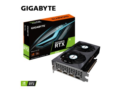 Nvidia RTX 3050 8GB GDDR6 2DP/2HDMI 7680*4320 1792MHz 2560CUDA 130/450W 4mon PCIe4 213mm 2-slot refurbished Gigabyte#1