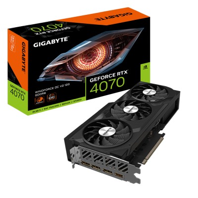 Gigabyte GeForce RTX 4070 Windforce 3X OCV2 12 GB GDDR6, HDMI/3xDP