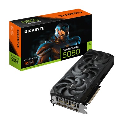 Gigabyte GeForce RTX 5080 Windforce 3X OC SFF 16 GB GDDR7, HDMI/3xDP