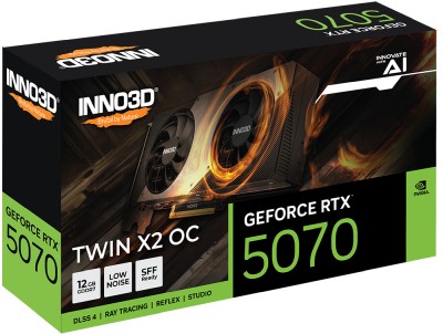 Inno3D GeForce RTX 5070 TWIN X2 OC 12 GB GDDR7, HDMI/3xDP#2