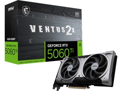 MSI GeForce RTX 5060 Ti VENTUS 2X OC PLUS 16 GB GDDR7, HDMI/3xDP#1