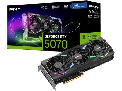 PNY GeForce RTX 5070 ARGB EPIC-X RGB OC Triple Fan 12 GB GDDR7, HDMI/3xDP#1