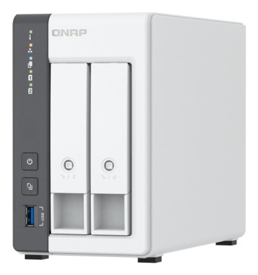 QNAP TS-216G, 2-bay NAS, ARM 4-Core 2GHz, 4 GB RAM, 1x1Gbe LAN + 2.5Gbe LAN