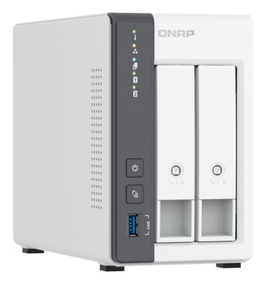 QNAP TS-216G, 2-bay NAS, ARM 4-Core 2GHz, 4 GB RAM, 1x1Gbe LAN + 2.5Gbe LAN#2