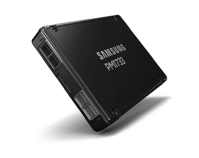 1,92 TB U.2 SSD 15W 7000/2700MB/s 1,0DWPD 800k/100k IOPS PM1733 Server PCIe Gen 4 U.2 2,5tum Samsung