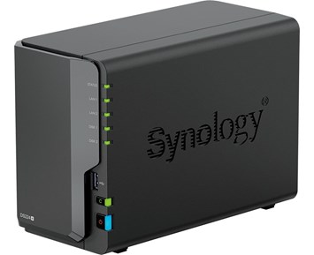 Synology DiskStation DS224+, 2-bay NAS, Intel Celeron J4125, 2 GB RAM, 2xGigaLAN