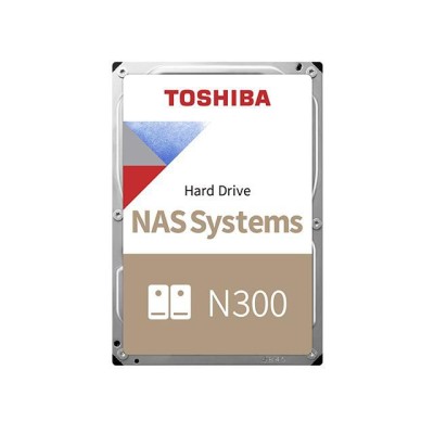 Toshiba N300 NAS - Hårddisk - 6 TB - inbyggd - 3.5" - SATA 6Gb/s - 7200 rpm - buffert: 512 MB