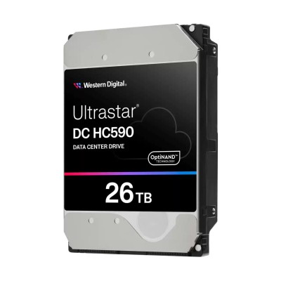 26 TB HC590 302MB/s 7200rpm 512MB cache 32dB 8,7W Server SAS12 512e/4kn 3,5tum WD ULTRASTAR