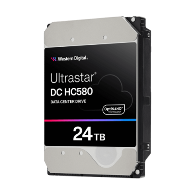 24 TB WD Ultrastar DC HC580, 7200 rpm, 512 MB cache, SAS 12Gb/s