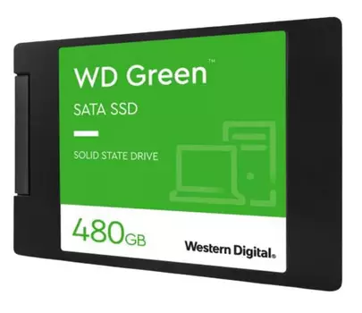 WESTERN DIGITAL WD Green SATA 480GB Internal SSD Solid State Drive - SATA 6Gb/s 2.5inch - WDS480G3G0A