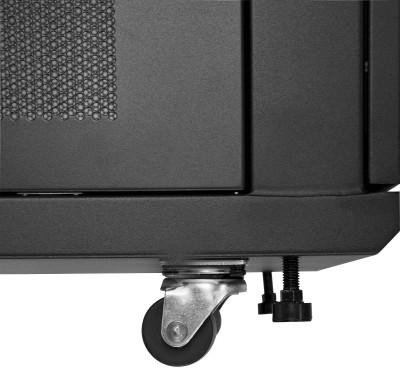 19" Skåp StarTech.com 12U, 600x854x640mm, stående med hjul - Svart#5