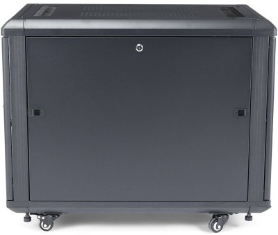 19" Skåp StarTech.com 12U, 603x900x663mm, stående med hjul - Svart#3